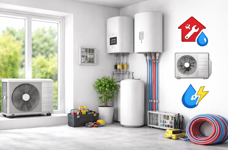 Chauffage, climatisation, plomberie et électricité à Valence et Montvendre BH Bruno Holin