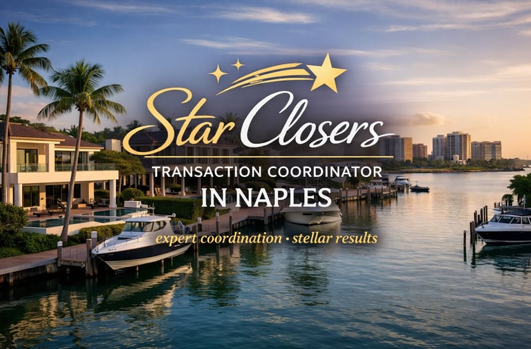 Naples luxury homes representing real estate market served by Star Closers transaction coordinators