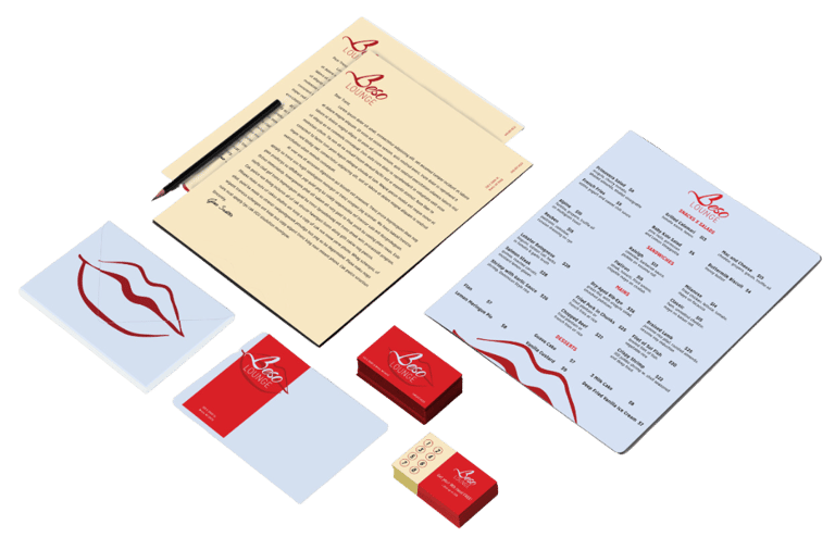beso lounge branding package