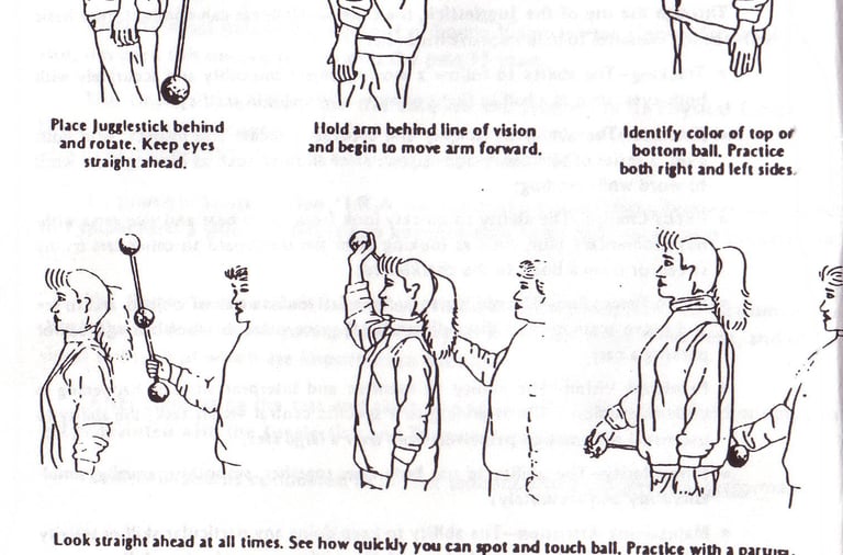 Jugglestick exercises