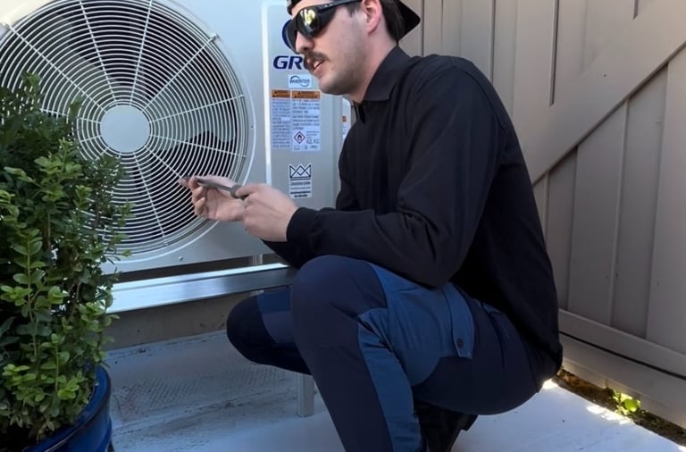 Raccordement électrique d'une thermopompe, d'un spa ou d'une piscine.