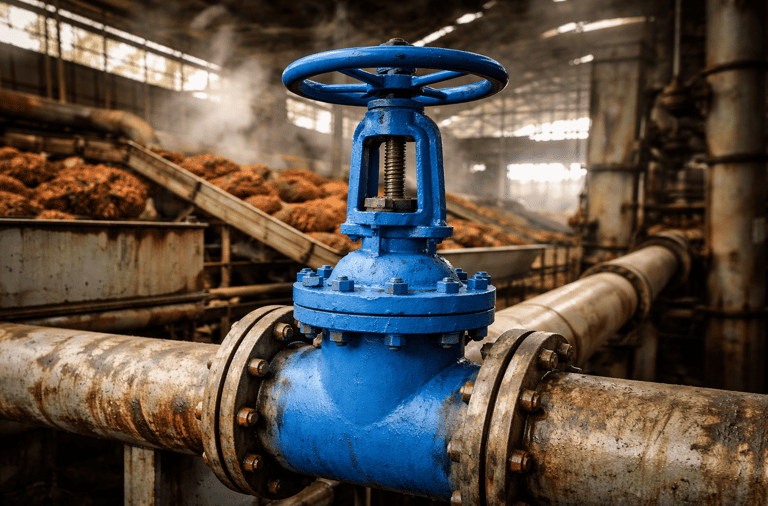 CETO gate valve di pabrik kelapa sawit