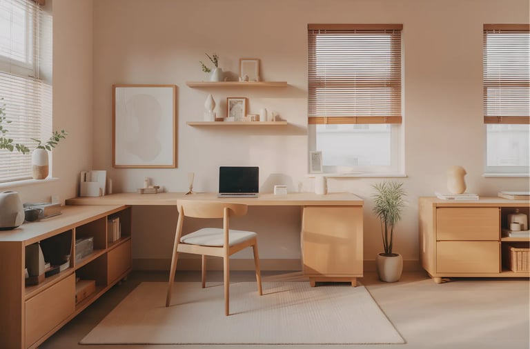 Minimal Wooden Setup