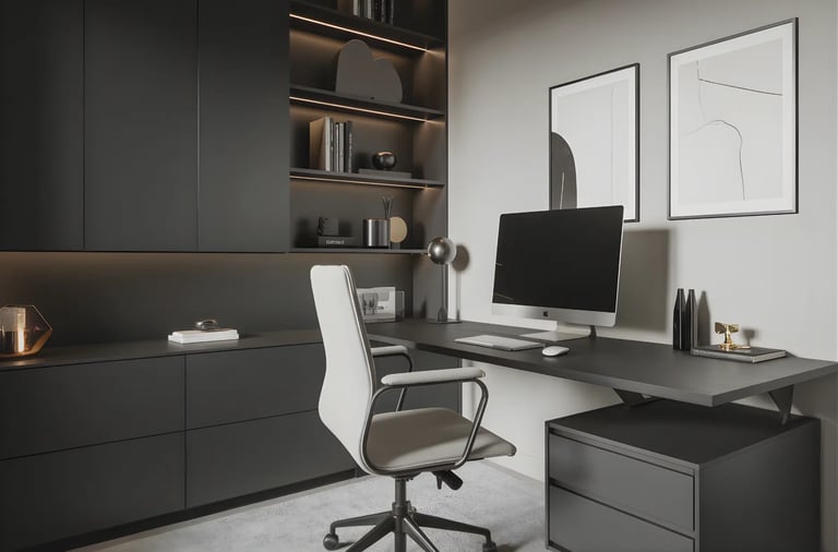 Monochrome Home Office