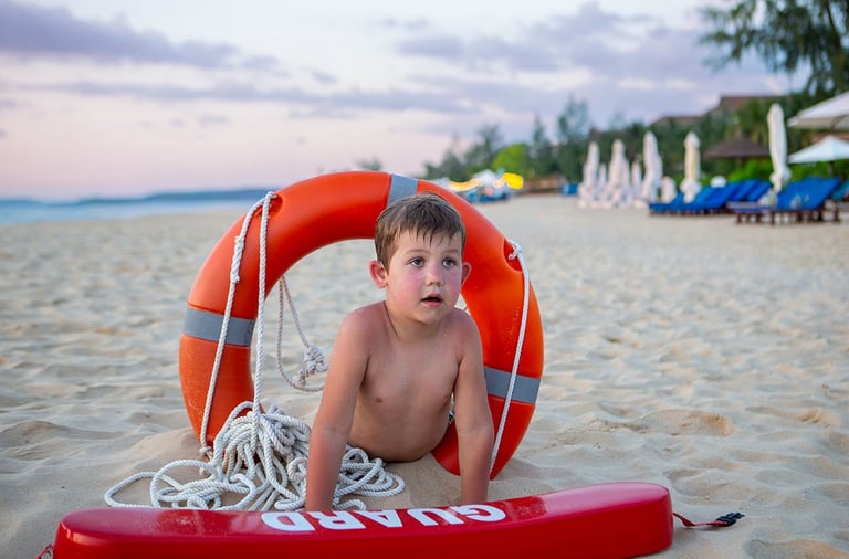 Детская фотосессия на пляже Фукуок
