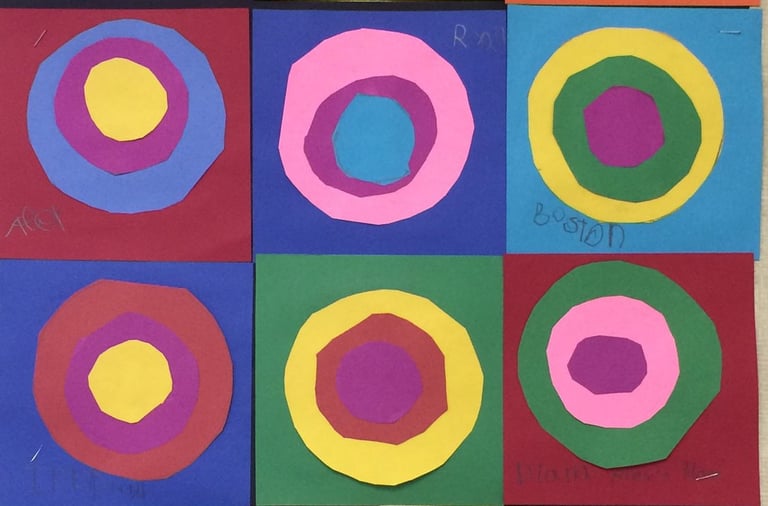 Kandinsky inspired circles
