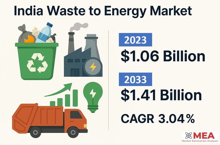 Waste to Energy estimation and growth in India