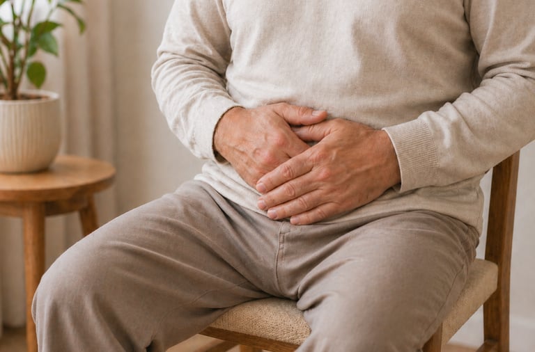 Gentle nervous system regulation and body awareness for pelvic floor recovery.