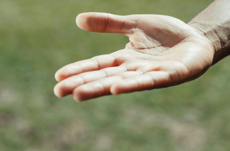 "Professionele hulp en steun bij morele spanning.