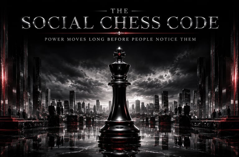 Social Chess Code environment representing strategic thought and authored systems