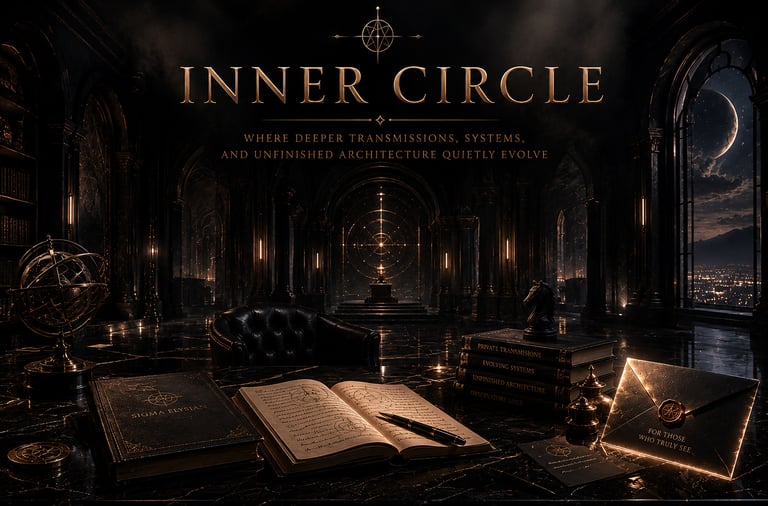 Inner Circle environment representing private transmissions and evolving systems
