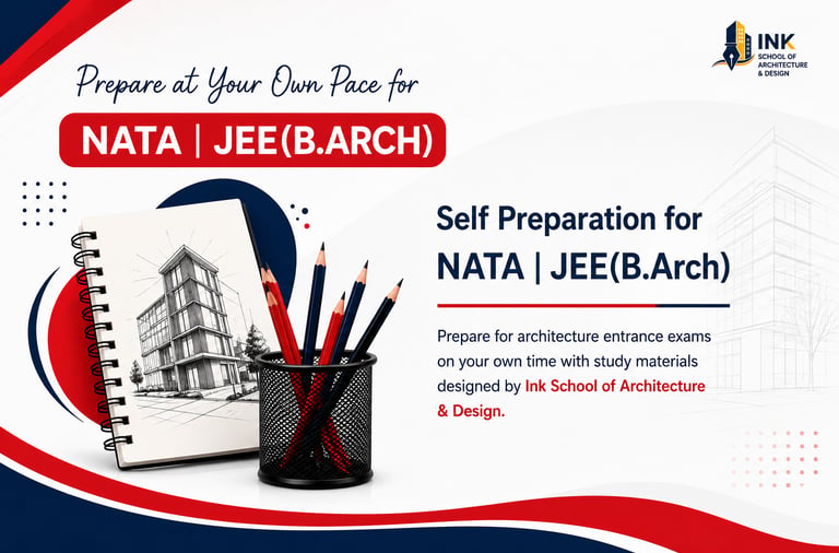 Self Preparation for NATA & JEE B.Arch with Study Material by INK School of Architecture and Design