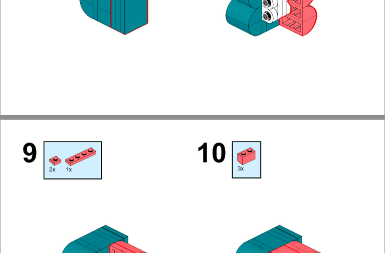 Branfbricks logo model instructions