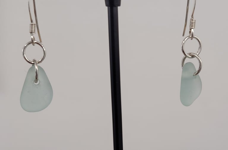 Jane Carpenter seaglass earrings