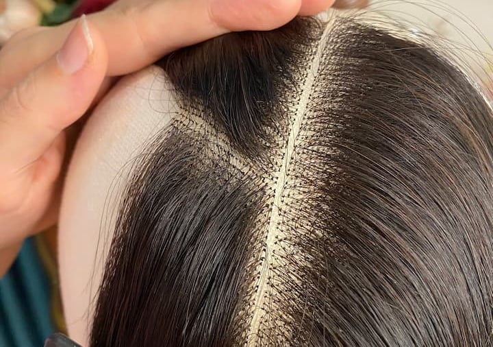 The denser and smaller the knots, the more natural and beautiful the hair looks