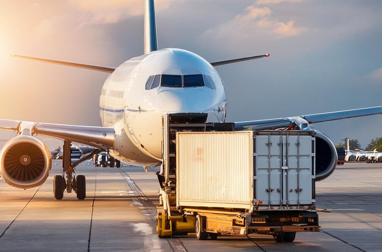 Trasporti cargo via aerea