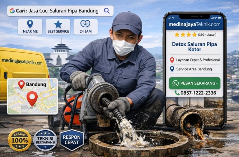 detox saluran pipa kotor bandung
