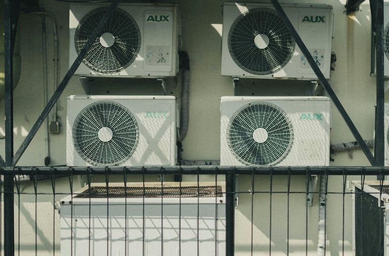 pemasangan unit outdoor di area  bogor 