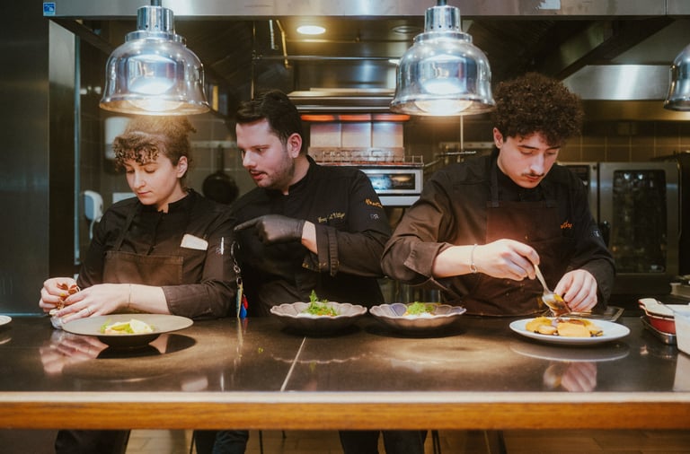 Equipe du restaurant Martin Paris