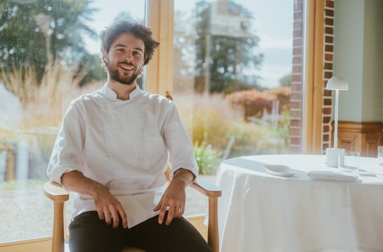 Portrait d'un cuisinier du restaurant Erre