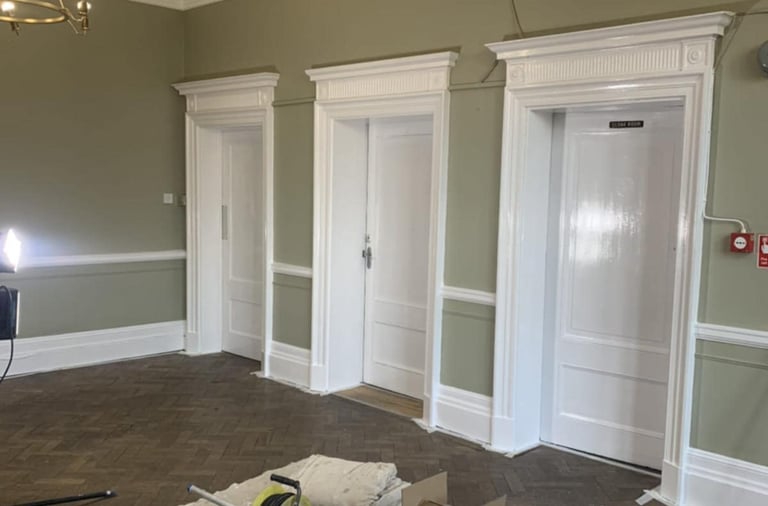 Interior painting and decorating project completed by PBP Services