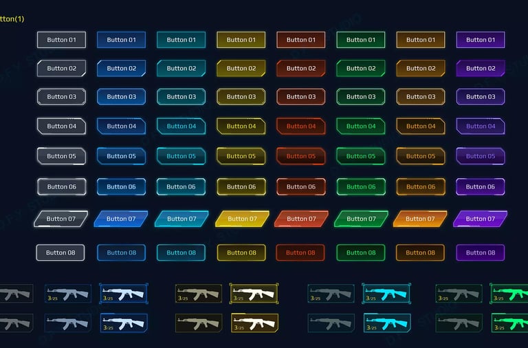 SCI FI UI Pack Unity Best UI Assets for Games