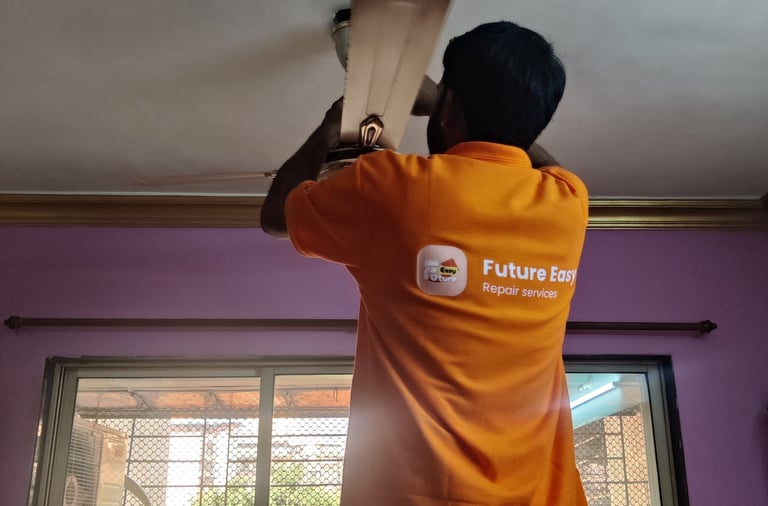 Fan repair services for all types of ceiling and table fans.