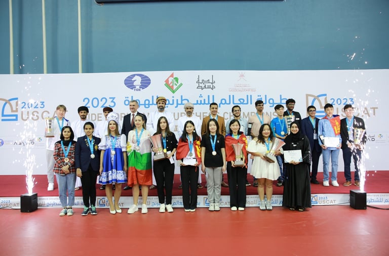 The FIDE World Amateur Chess Championship has concluded today in Muscat, Oman!
