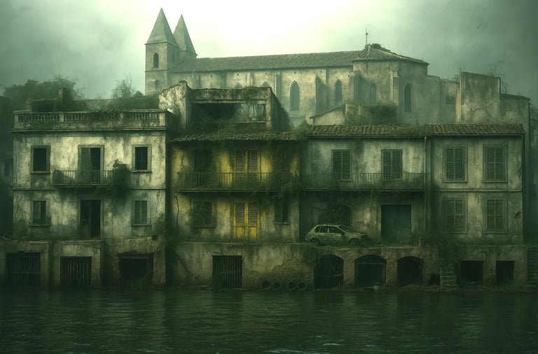 a building with a car parked in front of it es riueto, portocolom