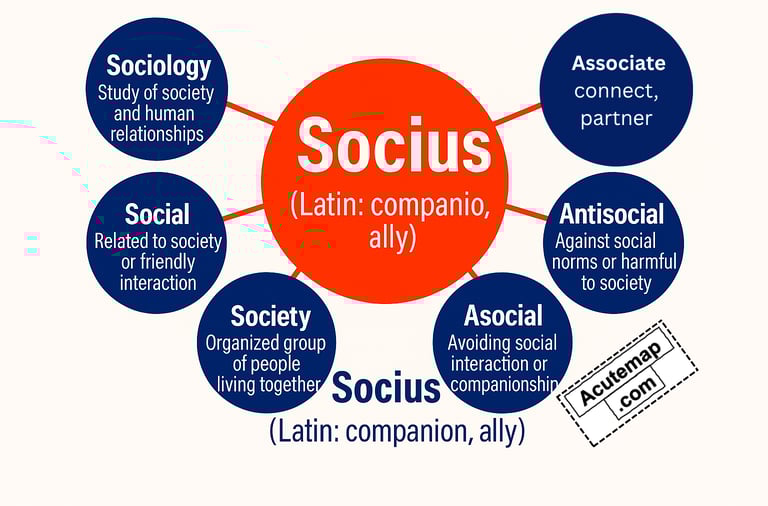 Root Word socius, Word Power Made Easy 