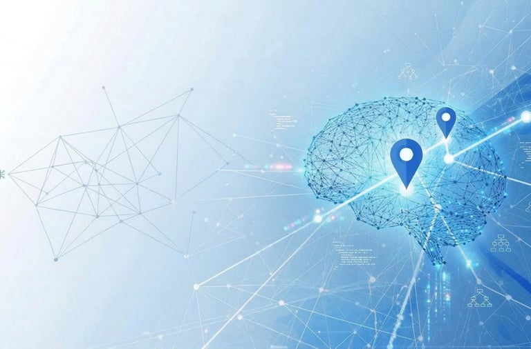 Eine Darstellung eines intelligenten Netzwerks - KI Style