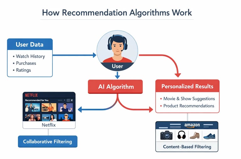 How Recommendation Systems Work (Netflix & Amazon Style)