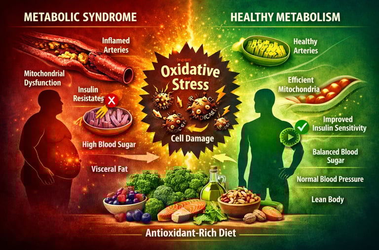 Metabolic Syndrome and Oxidative Stress: How Diet Drives Insulin Resistance and Inflammation