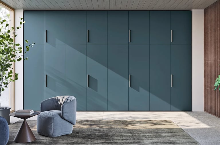 MazarakisArt: Ανοιγόμενη Ντουλάπα Δωματίου - Ελαφρύ Navy