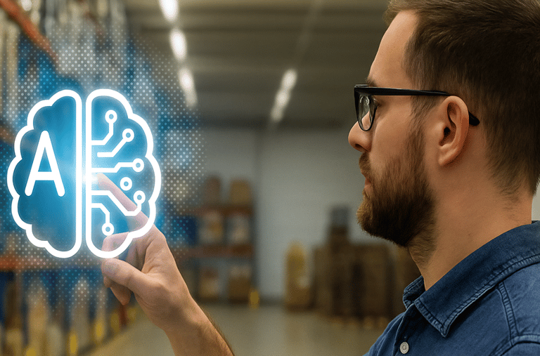 a man holding a brain map of a brain map