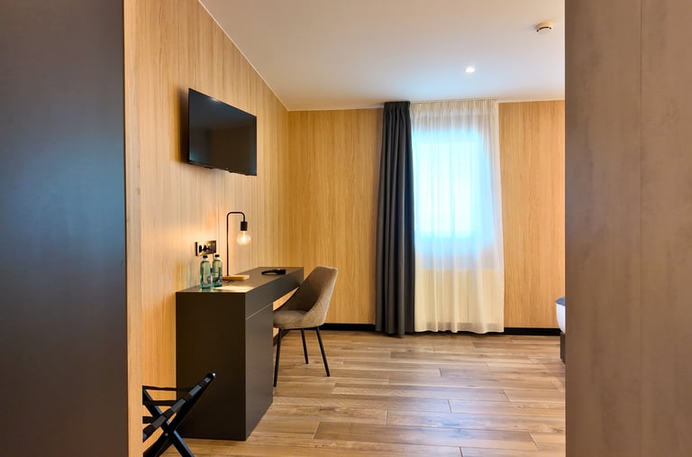 Habitación Junior Suite del Hotel Focus en el Pas de la Casa, Andorra. En los Pirineos