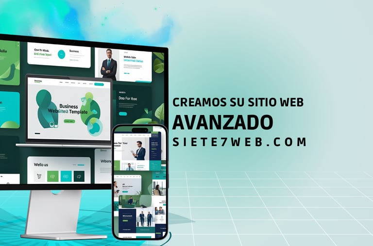 Creamos su sitio web avanzado | siete7web.com