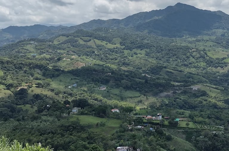 fincas lotes montanas casas cultivos carreteras de parte rural de nocaima
