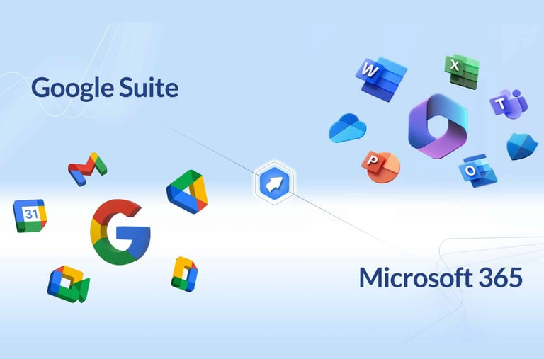 Google Suite vs Microsoft 365