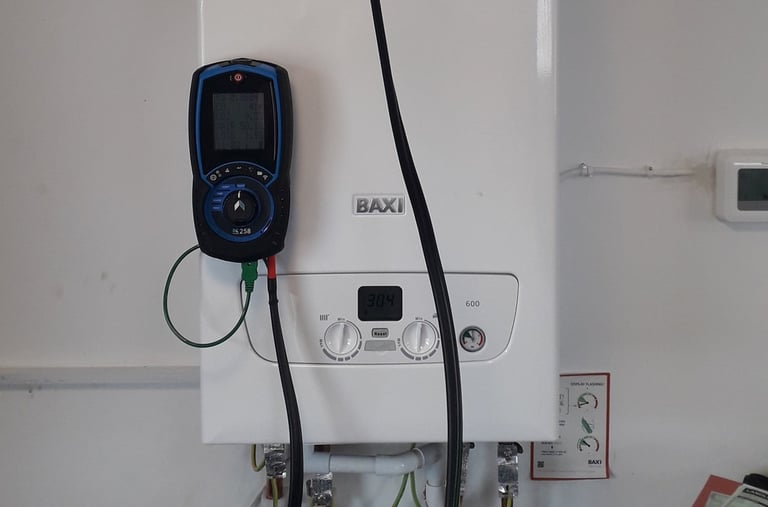 Gas boiler servicing carried out in South Molton