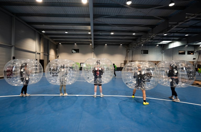 Évènement d'entreprise avec bubble foot bordeaux