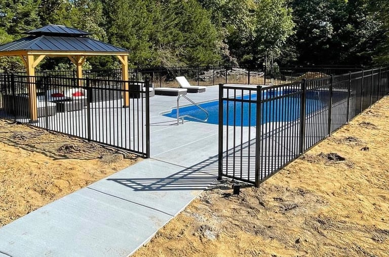 aluminum fence