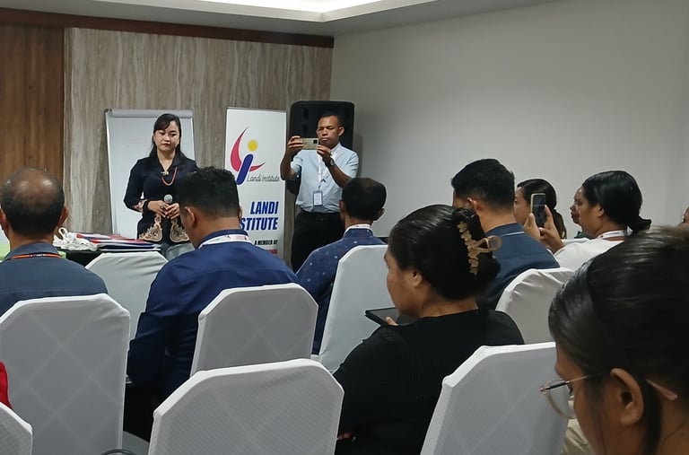 Participants Actively Engaged During a Lecture Session at Landi Institute