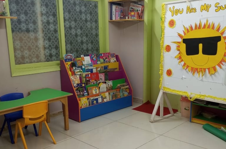 Child engaged in remedial therapy activities