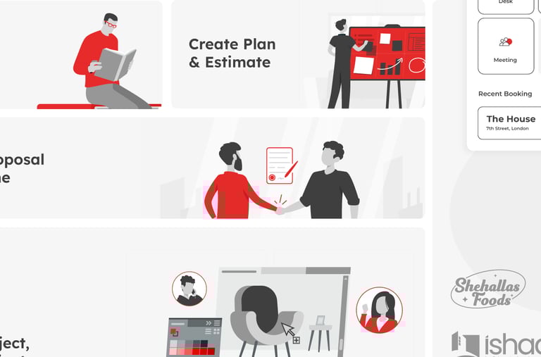 process for projects in lastmillennials studios
