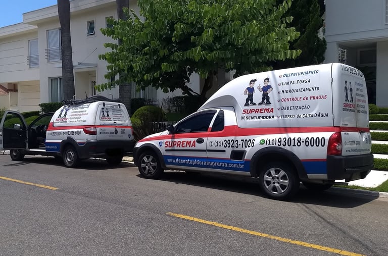 carros da suprema desentupidora