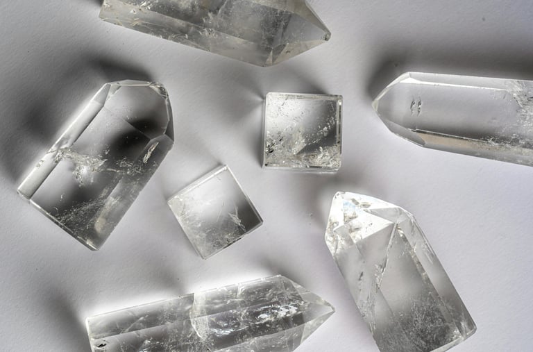 Clear Quartz towers