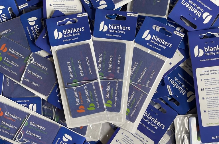 bedrukte auto-geurhangers