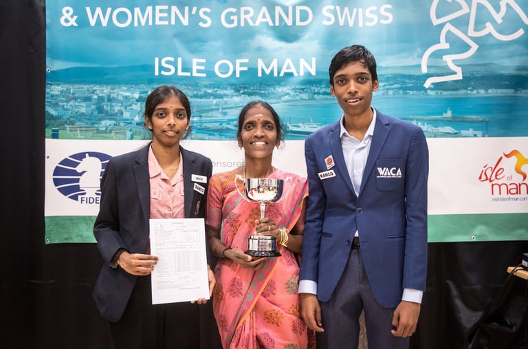Nagalakshmi, Praggnanandhaa and Vaishali,, 2024 #FIDECandidates. FIDE Chess. India Chess