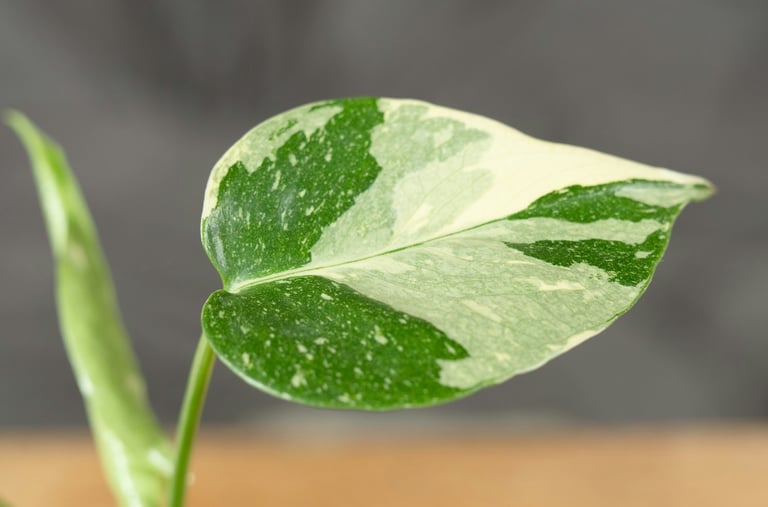 Juvenile Monstera Albo Variegata